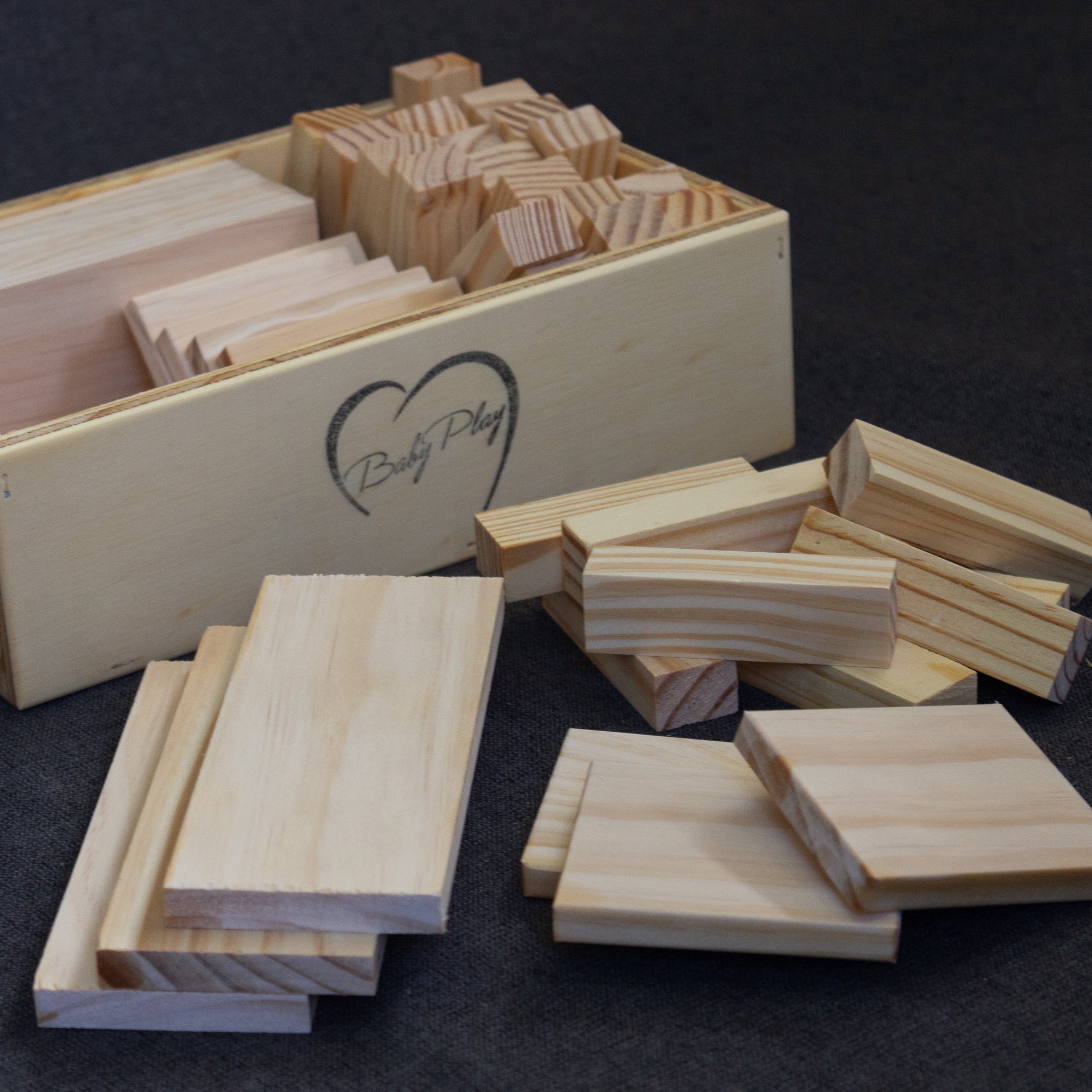 Planks, Cards, and Blocks Play Box